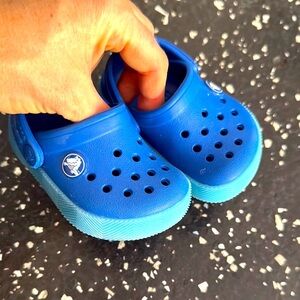 Kids Blue Crocs Shoes